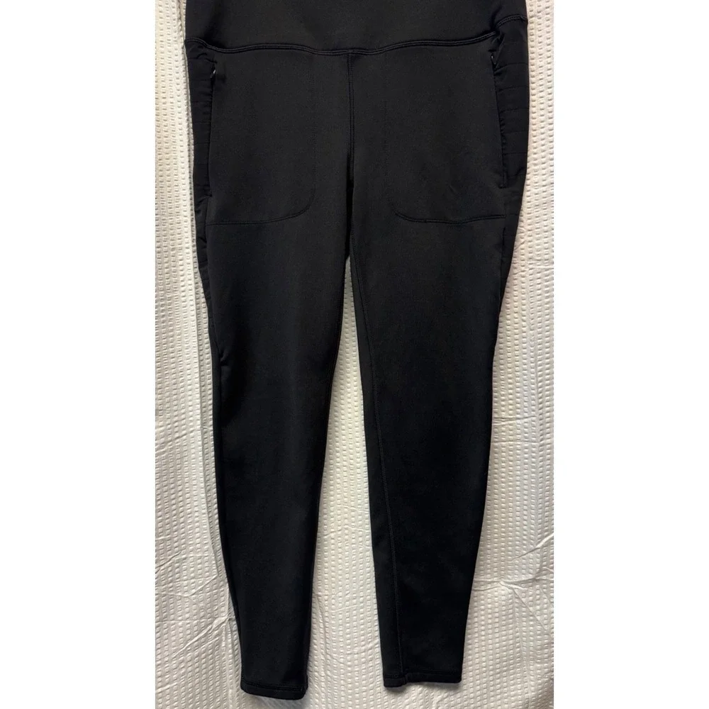 Spyder Active Women's Performance High Rise Legging Tight Cell Phone Pocket Sz L